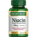 Nature's Bounty Niacin 500mg Flush Free, Cellular Energy Tuki, tukee Hermoston terveys, 120 kapselia