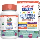 MaryRuth Organics Toddler Multivitamiini Gummies + Postbiootit 