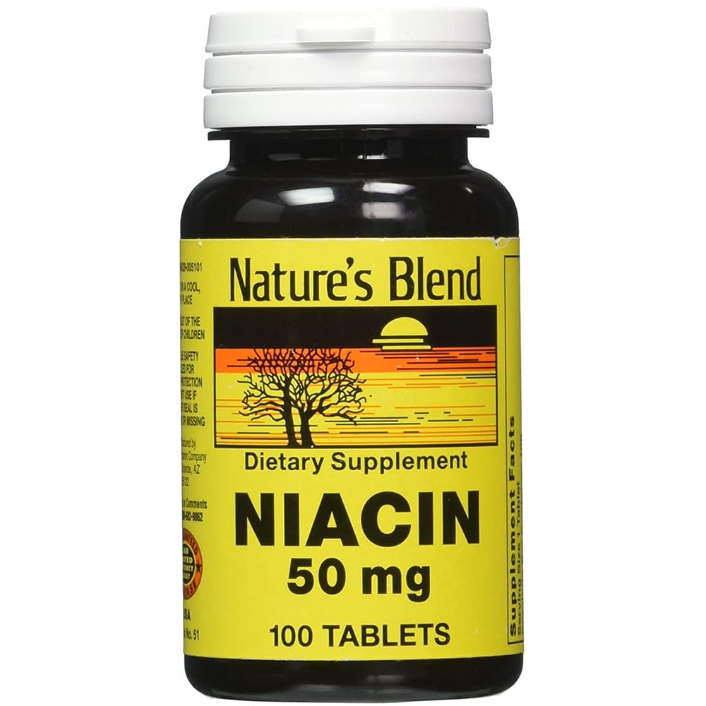 Naturens Blend Niacin 50 Milligram 100 flikar