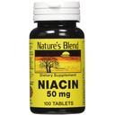 Naturens Blend Niacin 50 Milligram 100 flikar