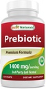 Best Naturals Prebiootit Kuitu XOS (Xylo Oligosaccharide) 1400mg Tarjoilu 120 Veg kapselia