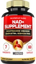NAD+ Nikotinamidi Ribosidi w/Quercetin, Resveratrol, Turmeric, Rhodiola Rosea, Astragalus - 60