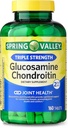 Spring Valley - Glukosamiinikondroitiini, Triple Strength, 160 Spring Valley -tablettia