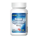 HealthA2Z® Stool Softener | Dokumentera natrium 100mg | Red Capsules | Beroende | Gentle Constipation Relief (100 Counts (Pack of 1))