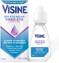 Visine Dry Eye Relief väsynyt silmän voitelu silmät tihkua, kosteuttava & rauhoittava Steriili drops ärtyneille, kuiva & väsynyt silmät johtuu näytön ajan ärsytystä, polyeteeni Glycol, 0,5 fl. oz