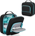 YARWO Nenä Cleaner Travel Case Yhteensopiva Navage Nasal kastelujärjestelmä, Kannettava Neti Pot Safety Storage Bag vedenpitävä Lining varten Nasal Care Kit, SaltPods ja Sinus huuhtelulaite, Vain pussi