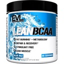 Evlution Stimulant Free Lean BCAA Powder Nutrition BCAAs Amino Acids Powder med CLA Carnitine och 2:1:1 Branched Chain Amino Acids stöder Muscle Recovery Fat Burn och Metabolism - Blue Raz