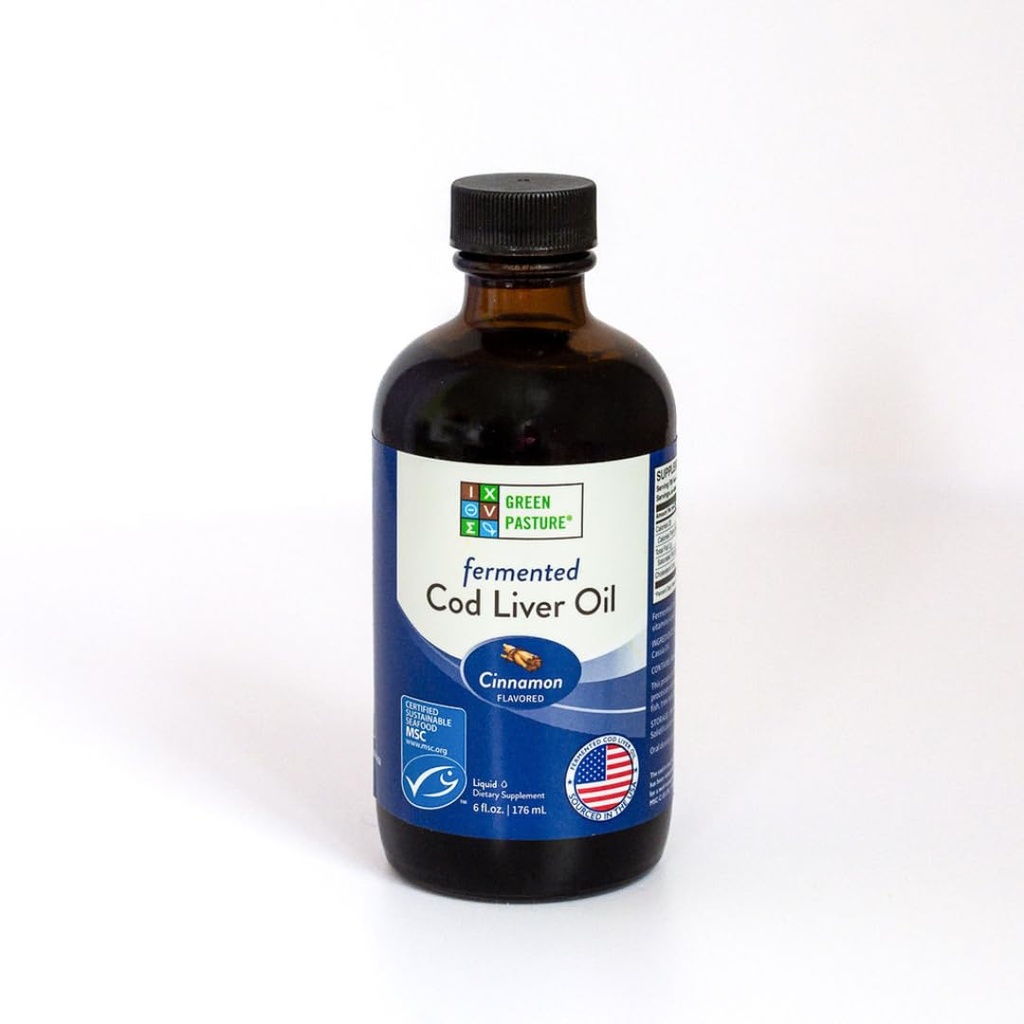 Green Pasture - Fermented Cod Liver Oil Liquid - 6 fl. oz. - Kaneli