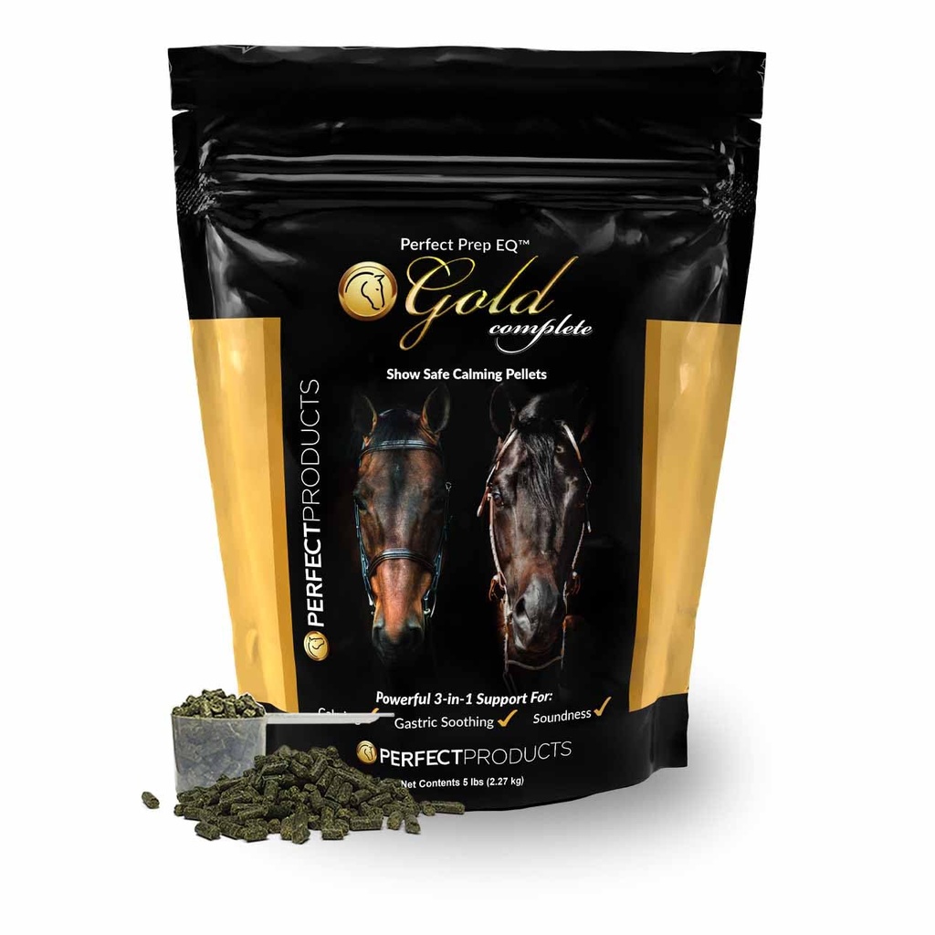 Täydellinen prep EQTM Gold täydellinen Calming pelletit (5LB)