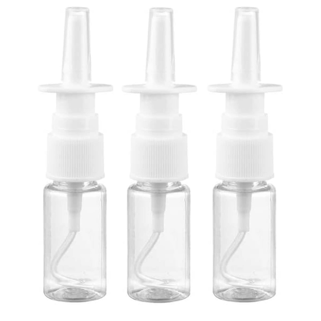 Medsuo 3 kpl 10 ml Nasal Spray pullot Mistray pullo Kirkas Tyhjä Rhinitis Hoito Sprayer suora ruiskutus säiliön Saline Essential Oils