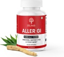 Life Aveda Aller Gi - Fullständig allergilindringsmedicin (500mg) för Runny Nose, Sneezing, Itchy, Watery Eyes | All-in-One Ayurvedic Medicine för säsongsallergi | 60 kapslar (2 månads leverans)