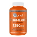 Qunol Turmeeric Curcumin with Black Pepper, 2250mg Turmeeric Extract 95% Curcuminoids, Extra Strength Turmeeric Supplement, Enhanced Imeytyminen, Joint Support Supplement, 150 Kasvissyöjä kapselit