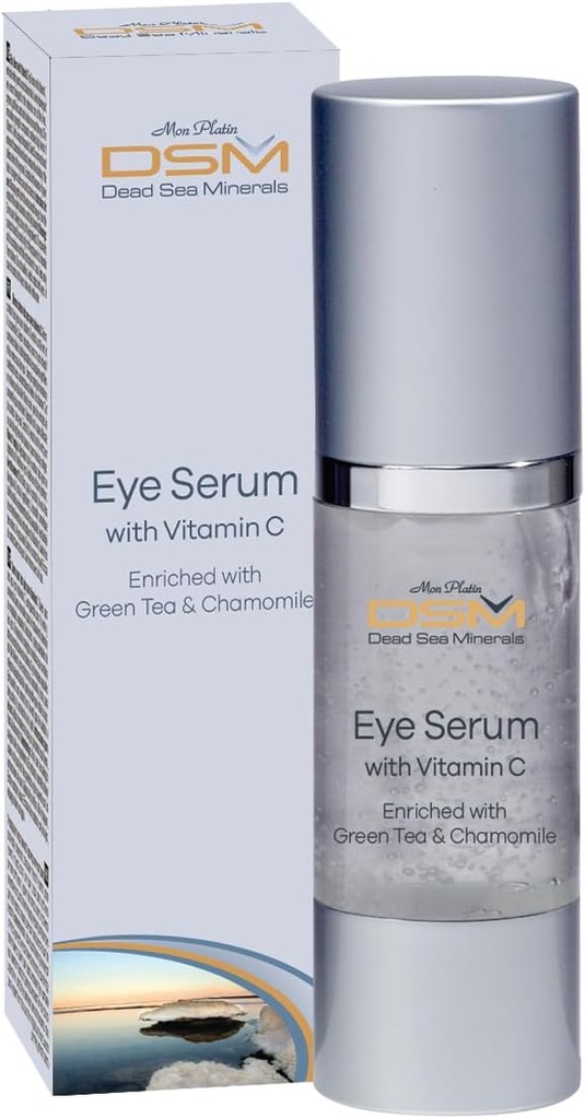 Mon Platin, DSM, Dead Sea Minerals, Mineral Serum Eye Serum C, 1.02fl.oz/30 ml