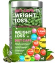 Painonlasku Ruokavaliokapselit, luonnollinen ruokahalua Supressant, päivä ja yö rasvaa polttaja naisille ja miehille Apple Siideri, Green Coffee Bean Extract, aineenvaihdunta Booster täydentää - 60 pillereitä