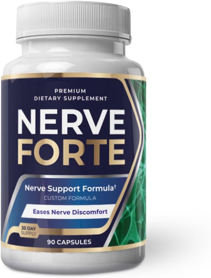 Advanced Neuropathy Support Supplement med Alpha-Lipoic Acid, Lion's Mane och naturliga ingredienser - främjar nervhälsa, lättar smärta och stöder komfort - 90 kapslar
