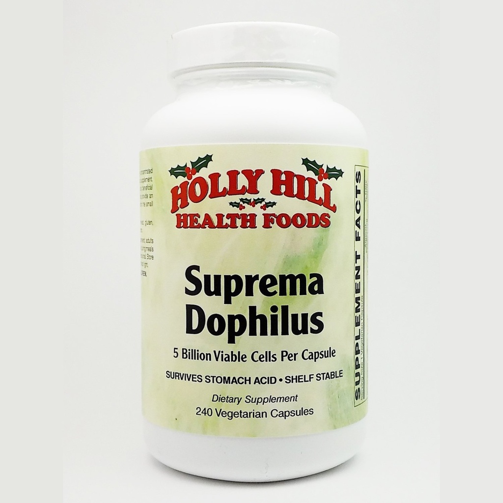 Holly Hill Health Foods, Suprema Dophilus, 240 kasvissyöjäkapselia