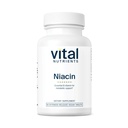 Vital Nutrients Niacin 500mg | Timed-Release Niacin Supplement för män och kvinnor | Vitamin B3 stöder hjärthälsa och protein & fettmetabolism | Gluten, Dairy, Soy Free | Icke-GMO | 90 tabletter