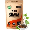 Luomu Chaga Sienet Powder - Fine Powder to make Chaga Tea for Immuuni puolustus ja enemmän energiaa, Luomu Chaga on Wild Grown ja kestävästi Harvesti Euroopassa, Certified USDA Organic, 100 annosta