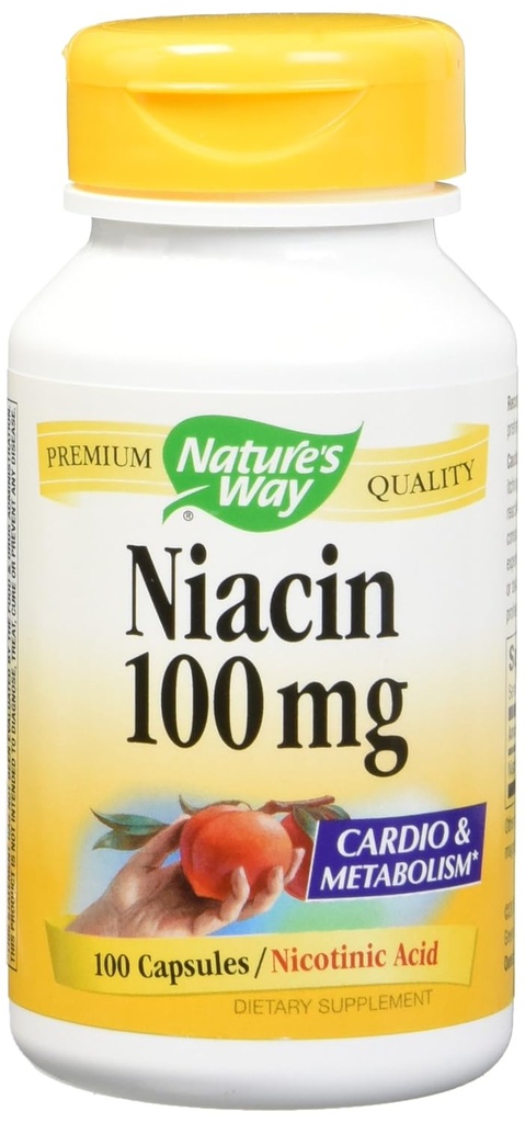 Niacin 100mg 100 kapslar (Pack of 2)