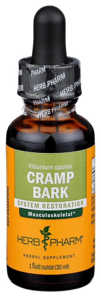 Herb Pharm Cramp Bark uutteen muskuloskeletaalinen tuki - 1 Ounce (DCRAMP01)