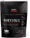 GNC AMP Wheybolic Clinically Proven Protein Powder, 40g Whey Protein, BCAA, Leucine, Ökar muskelstyrka, muskelbyggnad, 3rd Party Tested, Gluten Free, Classic Vanilla, 10 Servings