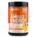 Optimum Nutrition Amino Energy - För träning med grönt te, BCAA, Aminosyror, Keto Friendly, Green Coffee Extract, Energy Powder - Orange Cooler, 30 portioner (Packaging May Vary)