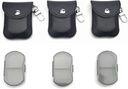 VOFOON 3 Pakkaus Pieni pilleri Organizer, Matka pilleri laatikko laukku, Keychain pilleri haltija, Tasku pilleri kontti, 2 Kertaa päivässä kannettava lääke vitamiineja tapauksessa, kalaöljy laatikko, täydentää laatikko