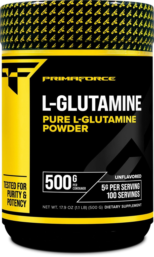 Primaforce L- glutamiinijauhe 500 grammaa (1, 1 LBS)