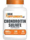 BulkSupplements.com Chondroitin Sulfaaattikapselit - Ravintolisä, Chondroitin Sulfate 1000 mg - Gluteeniton, 2 kapselia per tarjoilu, 120 kreivi (pakkaus 1)