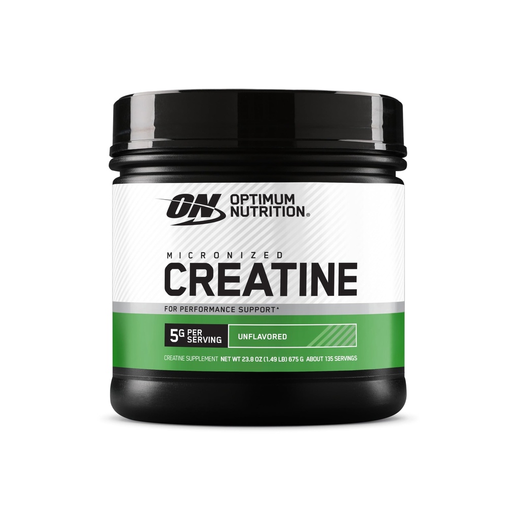 Optimum Nutrition Micronized Creatiinijauhe, makuamaton, 135 tarjoilua