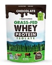 Opportuniteas Grass Fed Chocolate Whey Protein Isolate Powder - 20g Proteiinijauhetta ilman keinotekoisia makeuttajia, Hormonittomia lehmiä, ei GMO - 5lb
