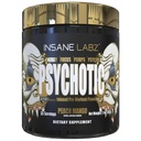 Insane Labz Psychotic Gold, High Stimulant Pre Workout Powder, Extreme varaktig energi, pumpar och uthållighet med Beta Alanine, DMAE Bitartrate, NO Booster (35 portioner, Peach Mango)