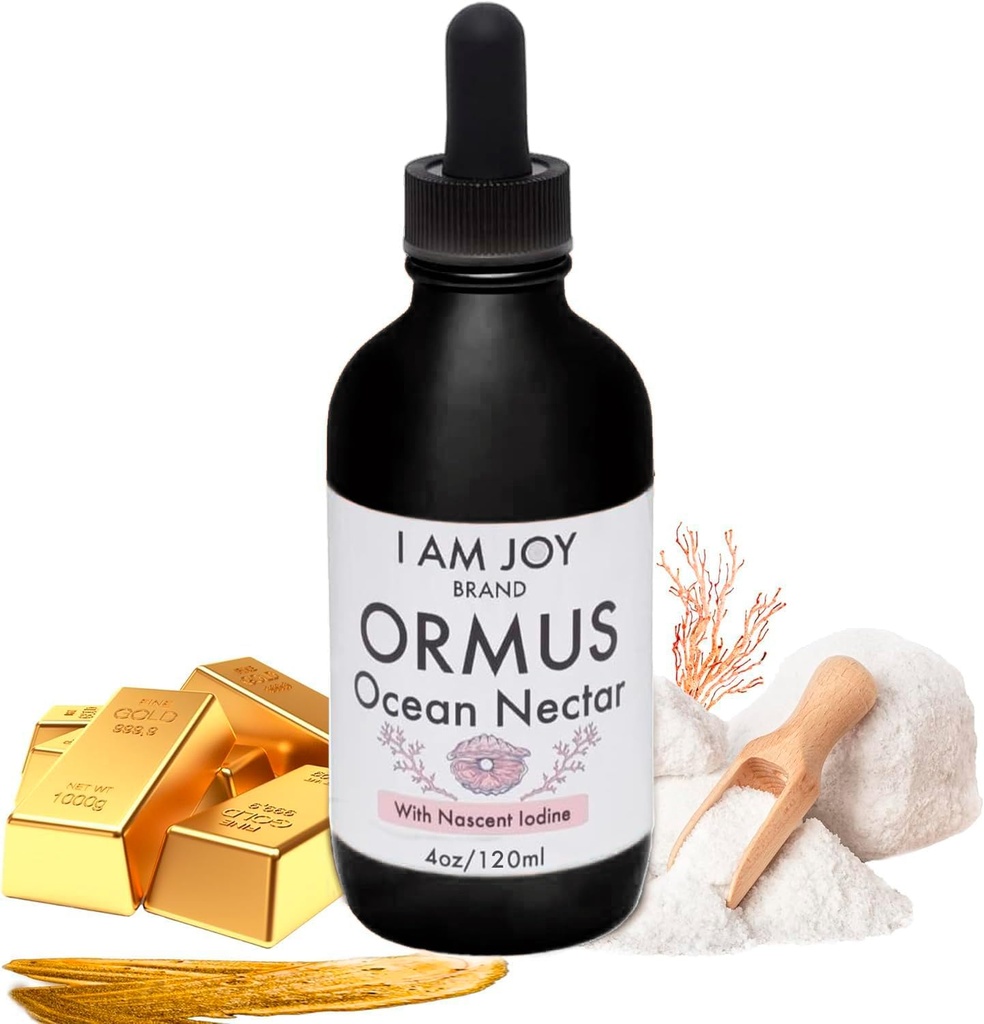 I Am Joy co. Ormus Ocean Nectar Monoatomic Gold Jodien kanssa Suunniteltu laskemaan Pineal Gland, tukea Kilpirauhasen ja lisätä tunteita tarkkaavaisuus, selkeys ajatuksia ja energiaa 4oz