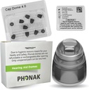 Phonak Cap 4.0 Dome XSmall (0.18 inches=4.5mm) -Genuine OEM Schweiz Byte av Sonova, Hörapparat Domes för mycket smal öra storlekar - 1 Pack / 10 Domes Total