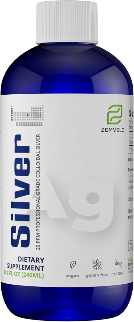 Liquid Ionic Silver Supplement 