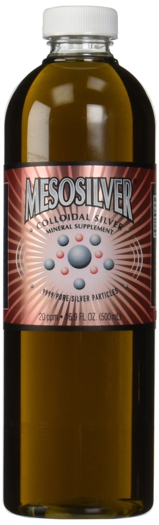 MesoSilver® 20 ppm Kolloidinen hopea, 500 ml/16,9 Oz