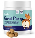 Suuri Kakka Probiootit koirille - kuitu koirille täydentää koira Probiootit ja digestiivinen Enzymes varten terve Gut, yritys uloste & ripuli Relief - Chicken Flavored Pet Soft Chews prebiootit