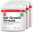 iRestore hiusten kasvu täydentää ...Luonnon DHT Blockers & Multivitamiini Blend... Vegan, ei-GMO, 90 kapselia... tukee tikittäjä, vahvempi hiukset miehille ja naisille... 3-pack
