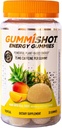 GummiShot Energy Gummies, 2475mg av växtbaserade koffein Chews per flaska, långvariga energiboosters, tropiska (33ct)