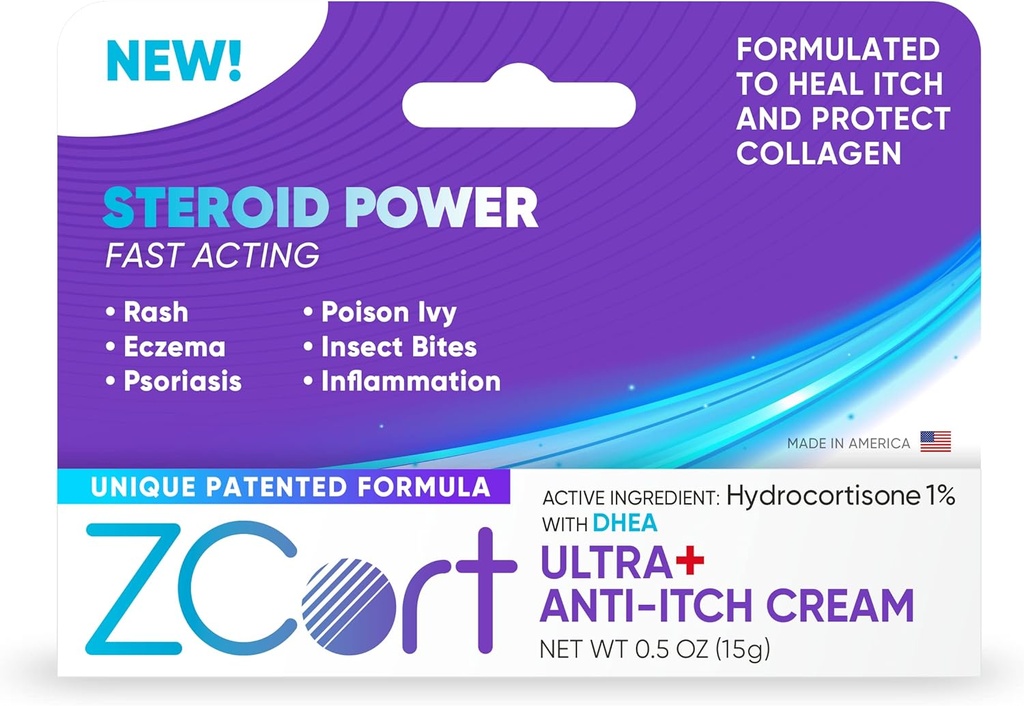 Ultra+ Patentoitu anti-Itch Cream DHEA