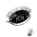 Lashify Plushy Tame 14mm Gossamer Lashes musta, helppo DIY väärennetty lashes varten Volous Silti luonnollinen ulkonäkö