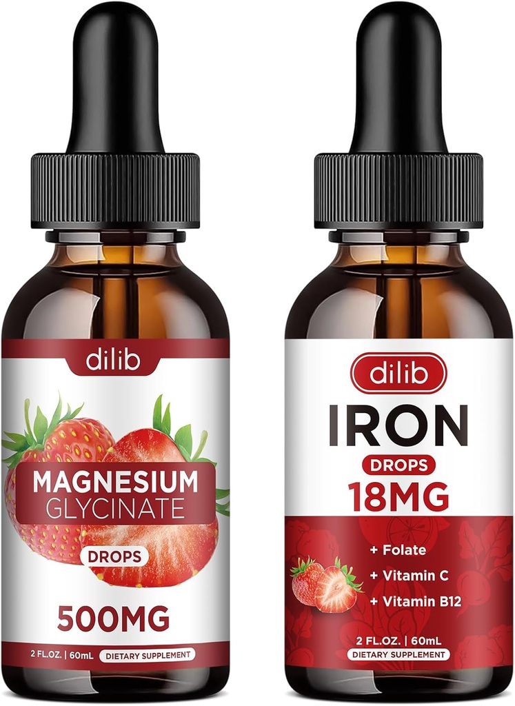 Flytande järntillskott för kvinnor Magnesium Glycinate Liquid Drops