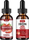 Flytande järntillskott för kvinnor Magnesium Glycinate Liquid Drops