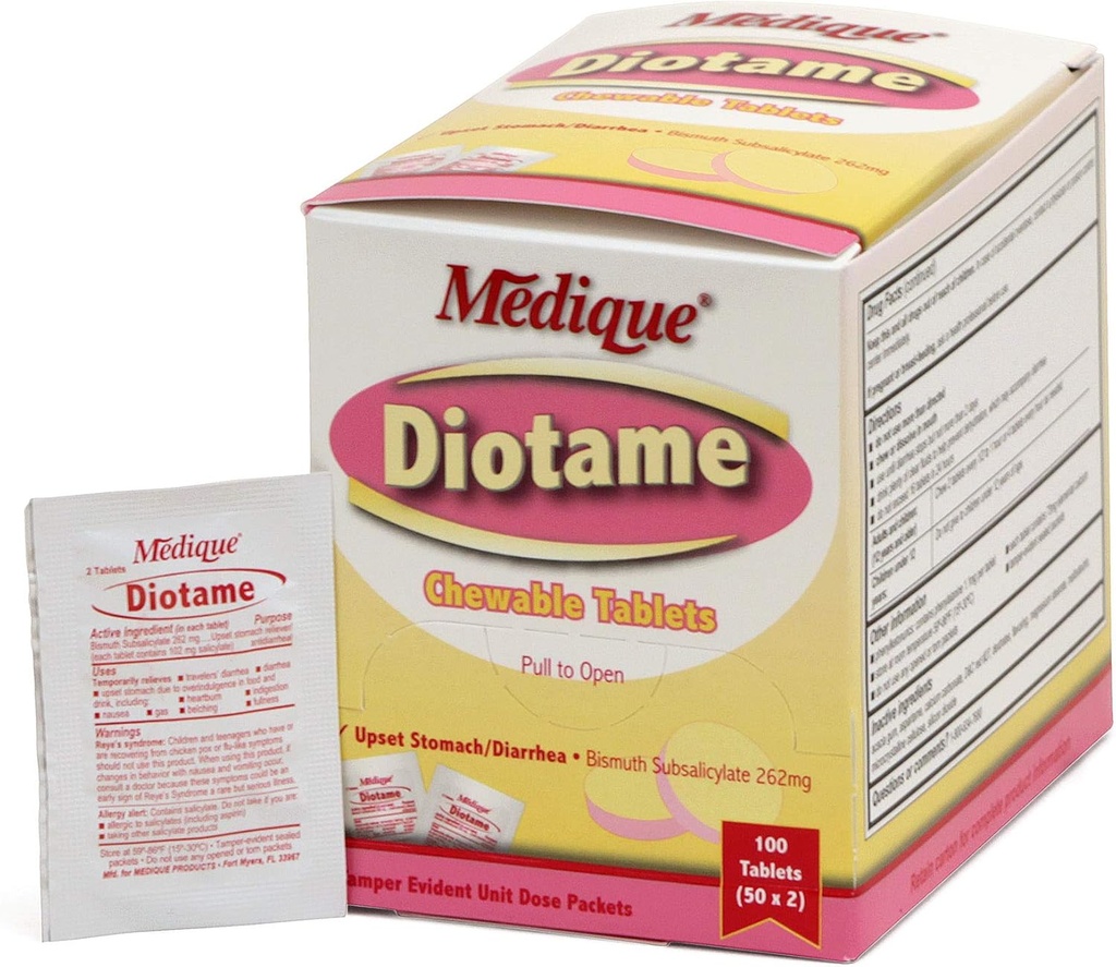 Medique 22033 Diotame Tabletit, 100 tablettia