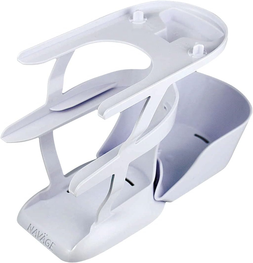 Navage Countertop Caddy - Storage Caddy Organizer Navage Nasal kastelujärjestelmä - 3-Tier nenä puhdistus tarvikkeet Järjestäjä irrotettava tray - Muovi Caddy Vain - Nasal Care Lisävarusteet