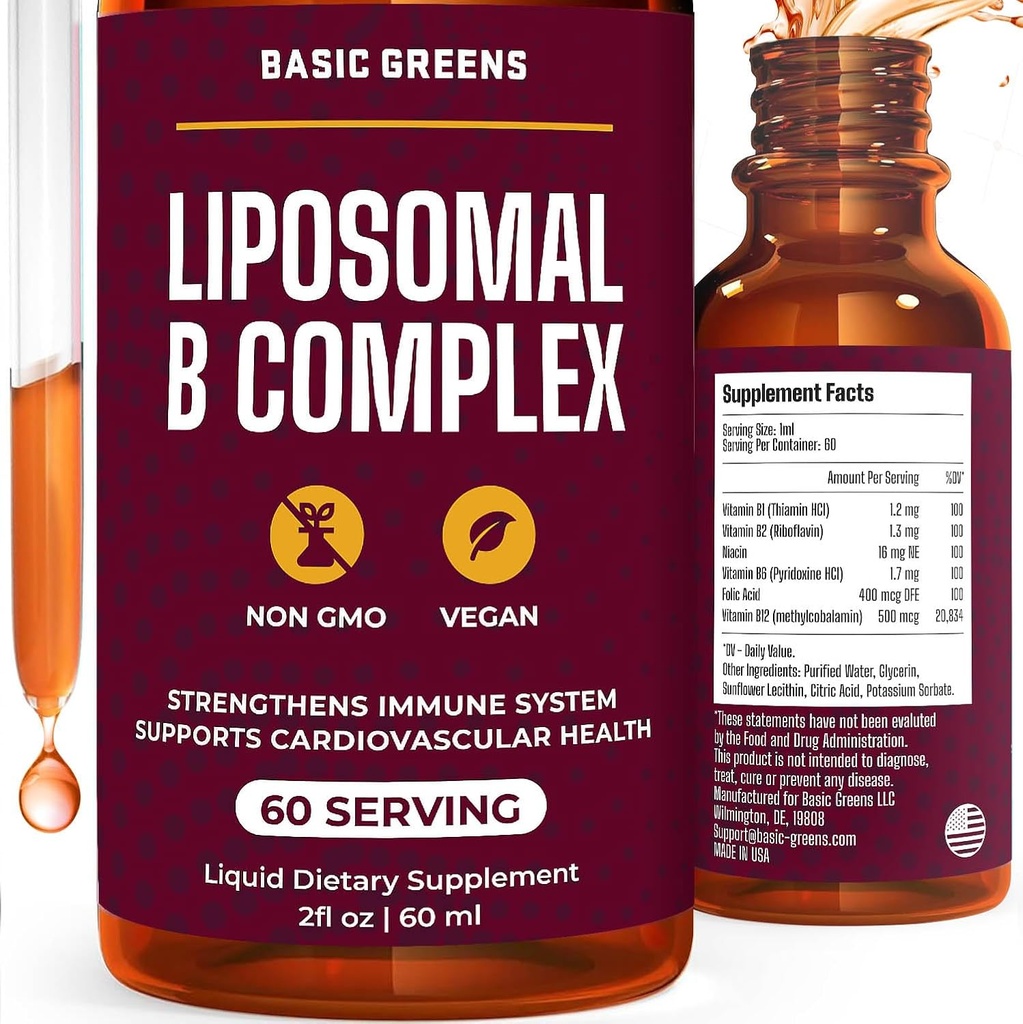 Liposomaalinen B-vitamiinit Complex Liquid 