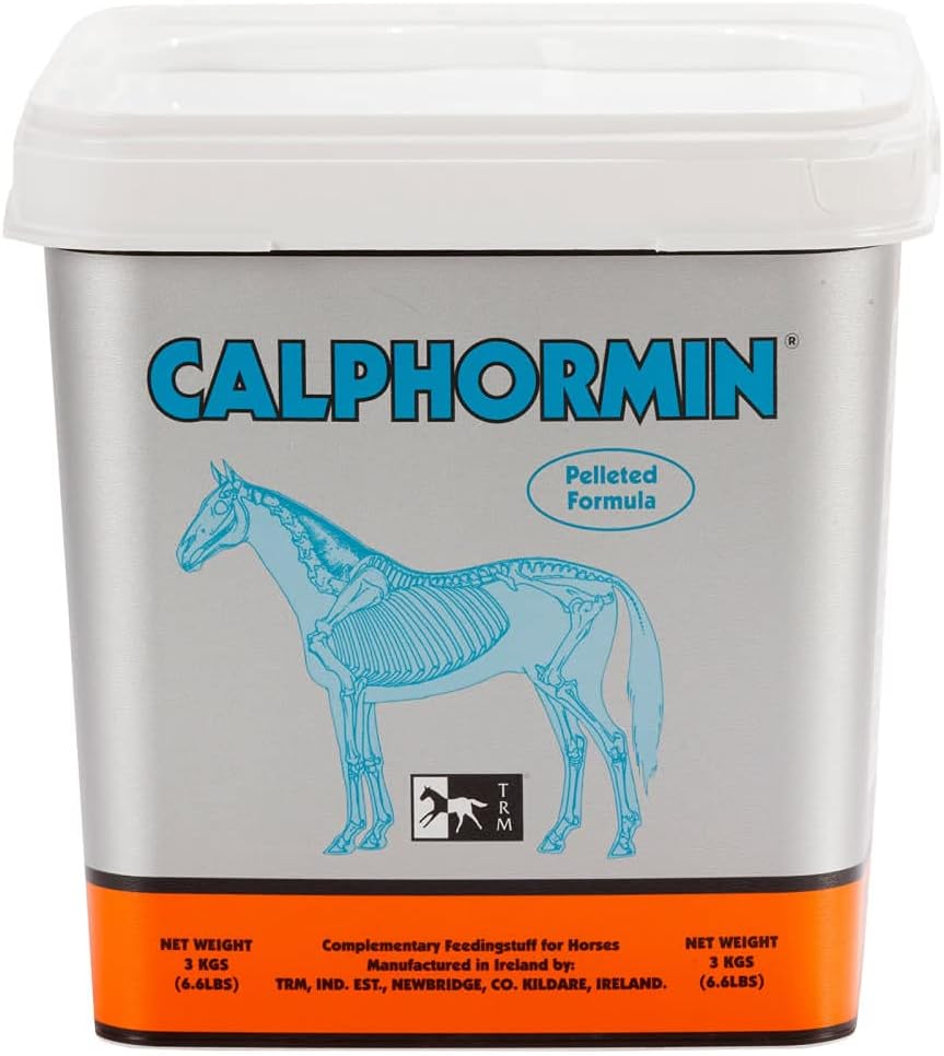 TRM Calphormin Nutrient-Rich Horse Supplement for Optimal Skeetal Development of Young Horses - 6.6 lb (3 kg) - Bucket - 6.6 lb