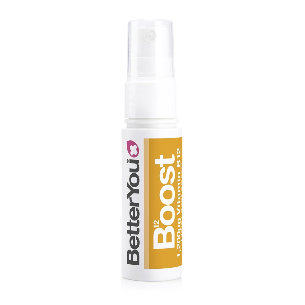 BetterYou Boost B12-vitamiinin suun kautta - Luonnollinen neste Suihke - Vitamiinia päivittäin B12 Intake - Vihreä tee ja kromi - 0,85 oz