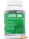Balance ONE Liver Support Supplement maito Thistle Extract, Voikukka juuri & Molybdenum 