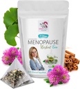 vaihdevuodet helpotus - MENOPAUSE TEA 14 PÄIVÄÄ - vaihdevuodet helpotus naisille, vaihdevuodet helpotus naisille kuumat aallot, musta cohosh, gingko, punainen apila, kaneli siru, vihreä tee, lakritsi 1 pakkaus 14 pussia
